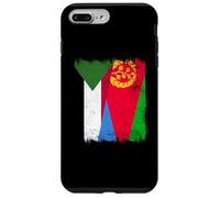 Soudan Érythrée Demi Drapeau soudanais Patrimoine érythréen Coque pour iPhone 7 Plus/8 Plus