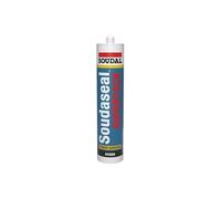 Soudaseal Supertack - Mastic colle polymère hybride - Soudal - Cartouche de 290 ml Blanc