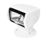 soudesileim Projecteur de recherche avec distance d'éclairage de 800 m, projecteur de recherche avec télécommande, lampe de travail avec rotation à 355° pour bateaux (blanc)
