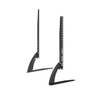 soudesileim Support universel pour téléviseur LCD/LED de 32 à 70 pouces, construction en acier réglable en hauteur avec plaque de 3 mm d'épaisseur, pieds d'armoire amovibles pour une ergonomie