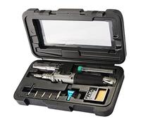 Soudeur à gaz Ensemble de fer Soudeur Kit de fer Souder en fer à gaz Ensemble de fer 10 en 1 kit de soudage Autoch/gris en forme de stylo portable en forme de stylo