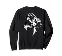 Soudeur à l'arc imprimé sur Le bâton arrière soudage au gaz Sweatshirt