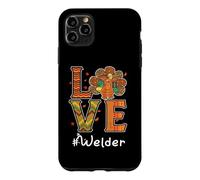 Soudeur Amour Thanksgiving Léopard Turquie Automne Automne Coque pour iPhone 11 Pro Max