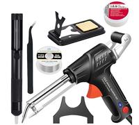 Soudeur Au Laser Industriel Avec Chauffage Interne | Kit De Soudure Multi-fonctions 6 En 1 Kit De Pistolet En Fer - Outil De Soudage Portable Pour La Précision Du Travail Métallique(Color:noir)