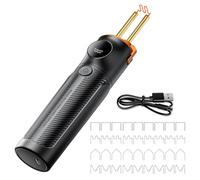 Soudeur au lithium sans fil 3 secondes 590 ℃ chauffage ABS PP avec 400 agrafeuses à chaud éclairage LED Outil de soudage sans fil