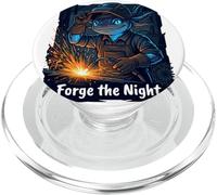 Soudeur Axolotl drôle Design Mignon Animal Humour idée PopSockets PopGrip pour MagSafe