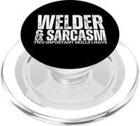 Soudeur et Sarcasme Homme Femme soudage drôle PopSockets PopGrip pour MagSafe