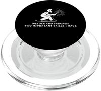 Soudeur et Sarcasme Homme Femme soudage drôle PopSockets PopGrip pour MagSafe