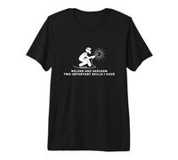 Soudeur et Sarcasme Homme Femme soudage drôle T-Shirt Haut de Gamme