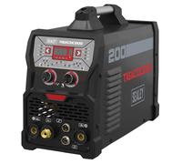 Soudeur Inverter TIG MMA AC/DC Pulse 200A Sealey Portable 230V TIGACDC200