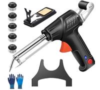 Soudeur Laser, Enlever La Rouille, Outil de Soudage Laser Industriel à Chauffage Interne, Fer à Souder Filaire Automatique à Chauffage Interne, Outil Portatif 3-En-1 Pour Couper Le MéTal(Black)