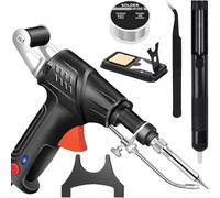 Soudeur Laser, Outil de Soudage Laser Industriel a Chauffage Interne, Ensemble D'outils Fer Soudage Multifonction, Soudage Laser a Une Main Semi-automatique(Black)