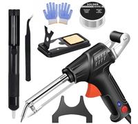 Soudeur Laser,Outil De Soudage Laser, Outil De Soudage Laser Industriel à Chauffage Interne, Removable Automatic Pistolet De Soudage MéTalPour La Soudure Et La RéParation éLectronique (Noir)