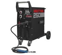 Soudeur MIG professionnel Sealey avec ou sans gaz - Avec lampe torche européenne, MIGHTYMIG250