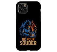 Soudeur Né pour Souder - Métier Soudure Industrielle Coque pour iPhone 11 Pro