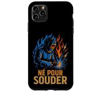 Soudeur Né pour Souder - Métier Soudure Industrielle Coque pour iPhone 11 Pro Max