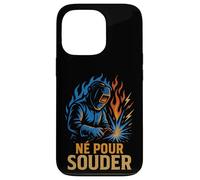 Soudeur Né pour Souder - Métier Soudure Industrielle Coque pour iPhone 13 Pro