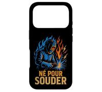 Soudeur Né pour Souder - Métier Soudure Industrielle Coque pour iPhone 17 Pro