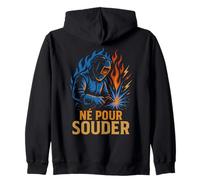 Soudeur Né pour Souder - Métier Soudure Industrielle Sweat à Capuche