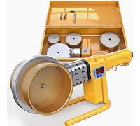 Soudeur Par Fusion De Tuyaux En Plastique, Soudeur À Fusion De Tuyaux, Machine De Soudage En Plastique, Réglage 0-300 ℃, Avec 9 Têtes De Matrice Pour Soudage De Tuyaux PPR, PE Et PP