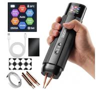 Soudeur par points, batterie 5000 mAh, portable avec affichage visuel, soudeur par points rechargeable pour feuilles nickelées de 0,1 à 0,2 mm, kit de réparation à faire soi-même