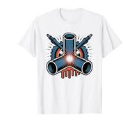 Soudeur Pipeline Pipeliner Vintage Silhouette De Nomade T-Shirt