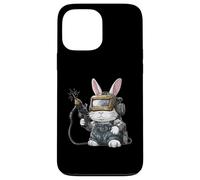 Soudeur Soudeur Lapin de Pâques Lunettes de Soleil Lapin de Pâques Coque pour iPhone 13 Pro Max