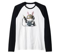 Soudeur Soudeur Lapin de Pâques Lunettes de Soleil Lapin de Pâques Manche Raglan