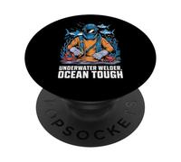 Soudeur sous-Marin Dur comme l'Océan Travail en Profondeur PopSockets PopGrip Adhésif