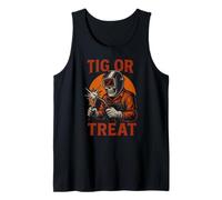 Soudeur Squelette de Soudure Tig Or Treat Cool Mens Welder Halloween Débardeur
