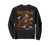 Soudeur Squelette de Soudure Tig Or Treat Cool Mens Welder Halloween Sweatshirt