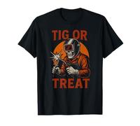 Soudeur Squelette de Soudure Tig Or Treat Cool Mens Welder Halloween T-Shirt