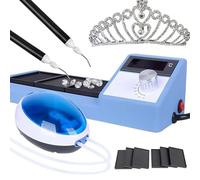 Soudeuse à bijoux sous vide, machine de réglage de la cire micro thermique 70 W avec écran d'affichage, contrôle de la température de 0 ℃ à 90 ℃, améliore l'efficacité de la production, pour la