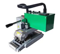 Soudeuse à Coin Chaud Automatique 2100w, Machine De Soudage De Liner Géomembrane Géotextile, Outil De Scellement De Couche En Plastique Pe Pvc Eva Pour Toit D'étang