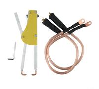 Soudeuse à points en métal robuste avec prise en main confortable pour un soudage facile des plaques d'acier Pression réglable 123 mm (D)