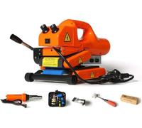 Soudeuse automatique de géomembranes 1100 W PVC-HDPE, de soudage à coin chaud avec recouvrement de 10/15/20 cm et rouleau en acier
