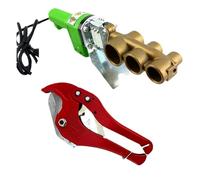 Soudeuse De Tubes Plastiques/PPR DN 1 Set 20-32 Mm AC 600 W Avec Chauffe Automatique Et Coupe-tubes 42 Dissipation Thermique, Isolation Thermique