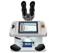 Soudeuse laser par points pour bijoux 60W/100W/150W/200W - Écran tactile CCD 10,8" Modèle mini portable pour or, argent, chaînes, bagues et réparation de bijoux DIY (200W)