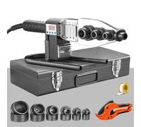 Soudeuse Par Fusion De Tuyaux Pe/Pb/Ppr (20-63 Mm), Machine De Soudage De Tuyaux En Plastique à Réglage De Température à 4 Touches, Réglable De 100 à 320 ℃