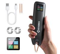 Soudeuse par point, Geevorks Soudeuse par points pour accus, 2 en 1 soudure par points de batterie manuelle et automatique, 99 vitesses réglables pour les packs d'accus DIY, affichage LED