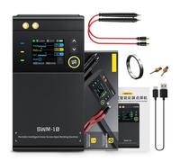Soudeuse Par Point,Machine à Souder à Points 5000mah Li Soudeuse à Points avec Batterie Multiprotection Amovible Mini Soudeur à Points Pour Nickel de 0,25 mm,Fer Acier TôLe D'Aluminium de 0,3 mm