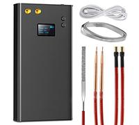 Soudeuse par Point, Mini Soudeur par Points Portative de Tig avec la Machine de Soudure D'aciérie de Batterie de la Batterie 11000mAh Pour la Machine de Soudure de fil Batterie 18650