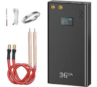 soudeuse par point, Ovshnrr 7500 mAh Mini Batterie Soudaire Spot, Affichage LCD 1,5 '' Amélioré 70 engrenages réglables avec feuille de nickel 5m
