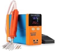 Soudeuse par Points 801B 11,6KW Haute Puissance, Machine à souder par Impulsion Induction Automatique pour Bandes de Nickel, Double Mode avec pédale, Portable pour Assemblage Packs Batteries DIY