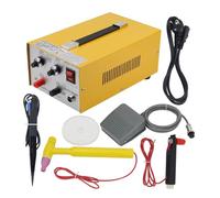 Soudeuse par points pour bijoux, kit de soudure permanent pour bijoux, machine de soudage par points à l'arc en tungstène à impulsion, machine de bricolage portable pour le soudage de bijoux en or,80A