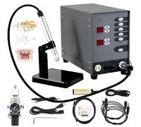 Soudeuse Par Points Pour Bijoux,Pulse Spot Welder,Machine à Souder à L'Arc à L'Argon Pulsé 100 W, Soudable En Or Massif, Aluminium, Titane Et Orthodontie Pour La Restauration De Bijoux 50 A-600 A