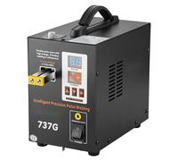 Soudeuse par points sur batterie - 737G Soudeuse par points à impulsion - Station de soudage portable sur batterie haute performance - 2 modes de soudage - Eclairage LED - 0,12 mm de nickel pur - 1865