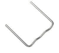 Soudeuse Plastique Agrafes de soudage pour plastique, 1000/500/200/100 pièces, 4 types de clous de soudage de 0,8 mm, kit de réparation de clous pour soudeur plastique(W Type 100 Pcs)