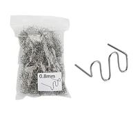 Soudeuse Plastique Kit de clous à souder en plastique pour réparation de pare-chocs de voiture, 100/500 pièces(S-500pcs)