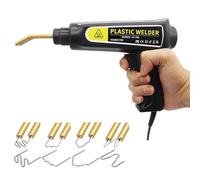 Soudeuse Plastique Machine à souder plastique 70 W, kit de réparation de pare-chocs de voiture, agrafeuse à chaud, pistolet à agrafes à chaud pour réparation plastique(SET 1)